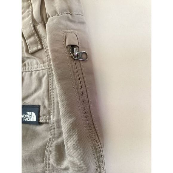 The North Face Mens Convertible Pants Shorts Khaki Sz XLT Short Court Hiking Out - Picture 8 of 13